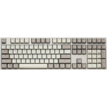 Ducky Origin Vintage klawiatura Uniwersalne USB QWERTZ Niemiecki Szary