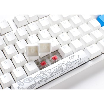 Ducky One 2 RGB TKL klawiatura Uniwersalne USB Biały