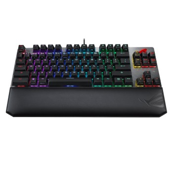 ASUS ROG Strix Scope NX TKL Deluxe klawiatura Gaming USB Niemiecki Czarny, Szary