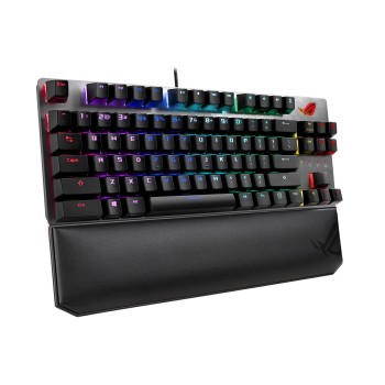 ASUS ROG Strix Scope NX TKL Deluxe klawiatura Gaming USB Niemiecki Czarny, Szary