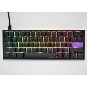 Ducky One 2 Mini RGB klawiatura Gaming USB Niemiecki Czarny