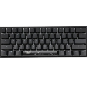 Ducky Mecha Mini klawiatura Dołączona myszka Gaming USB Angielski Czarny