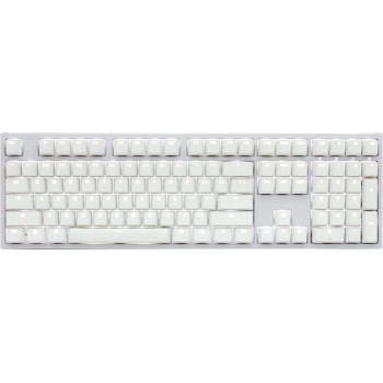 Ducky One 2 White Edition klawiatura Uniwersalne USB Niemiecki Biały