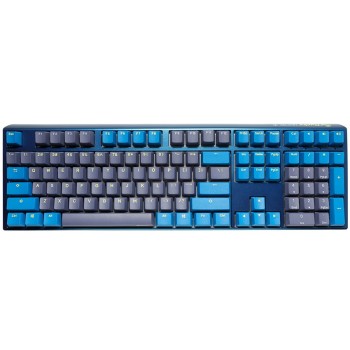 Ducky One 3 Daybreak RGB klawiatura Gaming USB Niemiecki Czarny, Niebieski, Zielony