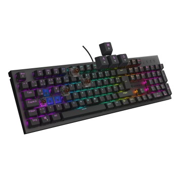 GENESIS Thor 303 klawiatura Gaming USB QWERTZ Niemiecki Czarny