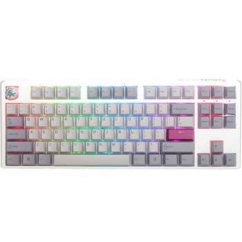 Ducky One 3 TKL Mist Grey klawiatura Gaming USB Niemiecki Szary