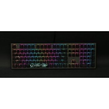 Ducky Shine 7 klawiatura Gaming USB Niemiecki Czarny, Szary