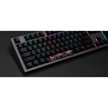 Ducky Shine 7 klawiatura Gaming USB Niemiecki Czarny, Szary