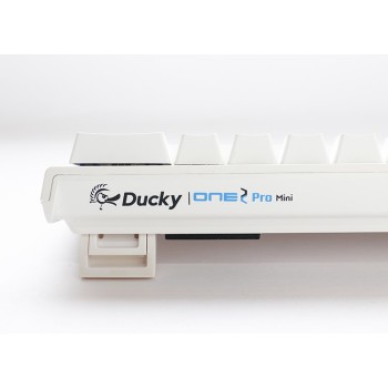 Ducky DKON2061ST klawiatura Gaming USB QWERTZ Niemiecki Biały