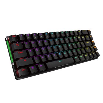 ASUS ROG Falchion klawiatura Gaming RF Bezprzewodowy + USB QWERTZ Niemiecki Czarny