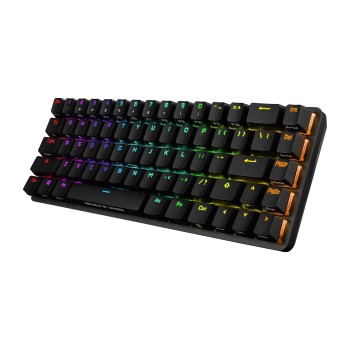 ASUS ROG Falchion klawiatura Gaming RF Bezprzewodowy + USB QWERTZ Niemiecki Czarny