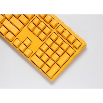 Ducky One 3 klawiatura Gaming USB QWERTY Angielski Żółty