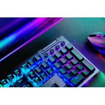 Razer BlackWidow V4 Pro klawiatura Gaming USB QWERTZ Niemiecki Czarny