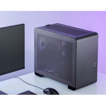 Jonsbo U4 Mini Mesh Micro-ATX Case - Czarny