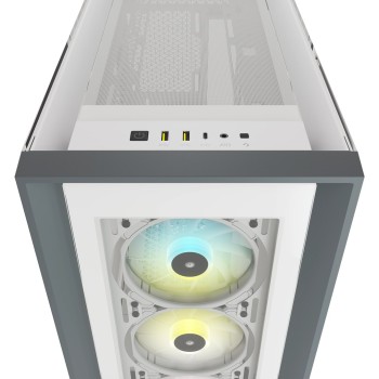 Corsair iCUE 5000X RGB Midi Tower Biały