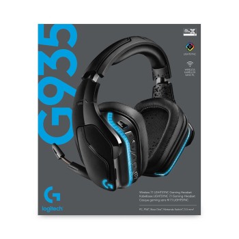 Logitech G G935 Zestaw słuchawkowy Opaska na głowę Złącze 3,5 mm Czarny, Niebieski