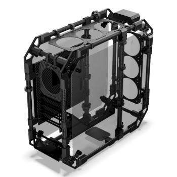 Alphacool Apex Skeleton Full Tower Czarny, Węgiel