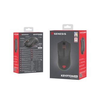 GENESIS MYSZ DLA GRACZY KRYPTON 290 6400DPI RGB CZARNA NMG-1771