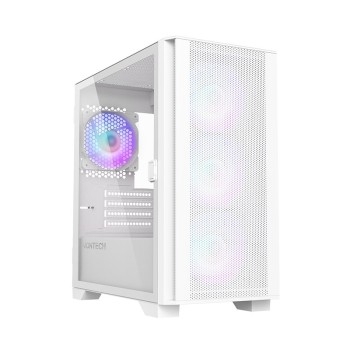 Montech AIR 100 ARGB, Micro-ATX, szkło hartowane - białe