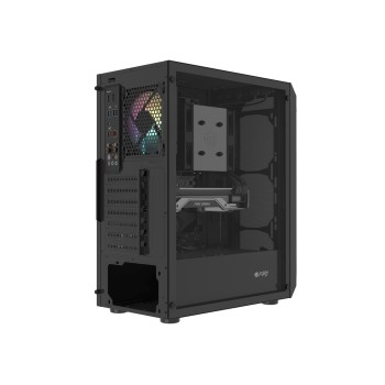 FURY OBUDOWA KOMPUTEROWA FURY SHOBO RGB MIDI TOWER Z OKNEM CZARNA