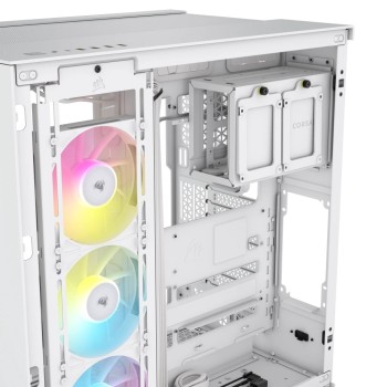 iCUE LINK 6500X RGB Tempered Glass Mid-Tower, White