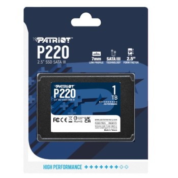 SSD PATRIOT P220 1TB SATA 2,5"