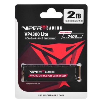 Patriot Viper VP4300L M.2 PCI-Ex4 NVMe 2TB 7.2 / 6.