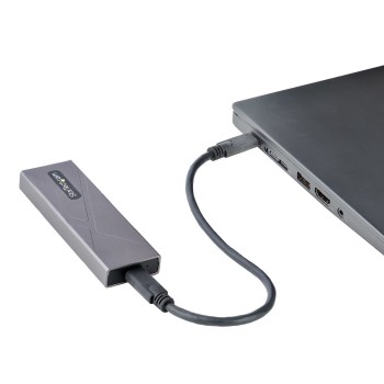 StarTech.com M2-USB-C-NVME-SATA obudowa do dysków twardych Obudowa SSD Szary M.2