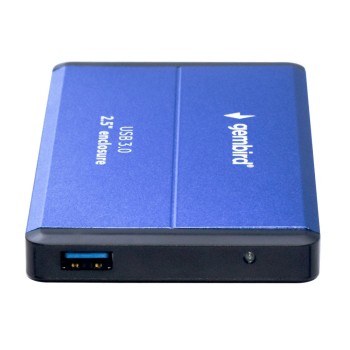 GEMBIRD OBUDOWA HDD/SSD USB 3.0 2.5" SATA, ALUMINIUM, NIEBIESKA