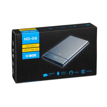 OBUDOWA I-BOX HD-06 ZEW. 2,5" USB 3.2 GEN.2 10GB/S