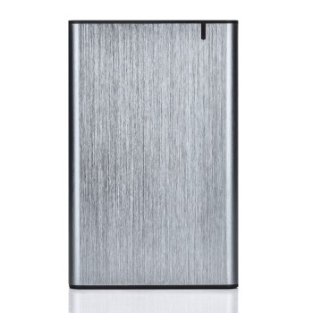 GEMBIRD OBUDOWA USB 3.1 NA DYSK HDD/SSD 2.5'' SATA SZCZOTKOWANE ALUMINIUM, SZARA