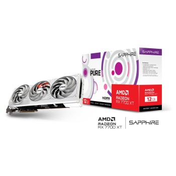 Karta graficzna SAPPHIRE RADEON RX 7700 XT PURE GAMING OC 12GB GDDR6