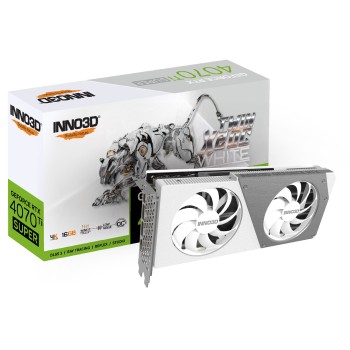 Karta graficzna INNO3D GeForce RTX 4070 Ti SUPER TWIN X2 OC WHITE