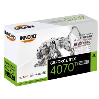 Karta graficzna INNO3D GeForce RTX 4070 Ti SUPER TWIN X2 OC WHITE