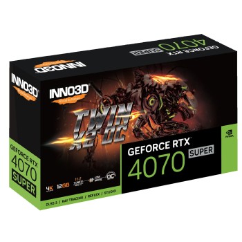 Karta graficzna INNO3D GeForce RTX 4070 SUPER TWIN X2 OC