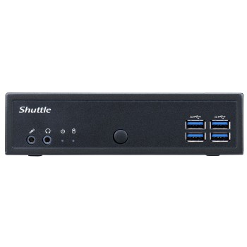 Shuttle DL30N komputer typu barebone Wielkość PC 1.35L Czarny N100