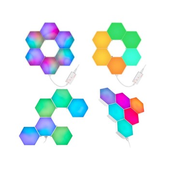 Tracer sześciokątne lampy RGB Ambience -  Smart Hexagon TRAOSW47256