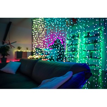 Inteligentna Kurtyna LED Twinkly 210 RGB+W 2,1m