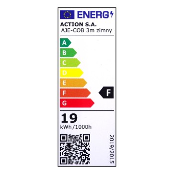 Taśma LED COB 3m z zasilaczem barwa zimna IP20