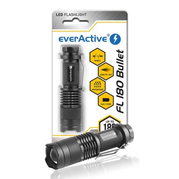 EVERACTIVE LATARKA RĘCZNA DIODOWA (LED) "BULLET" DIODA CREE XP-E2 FL180