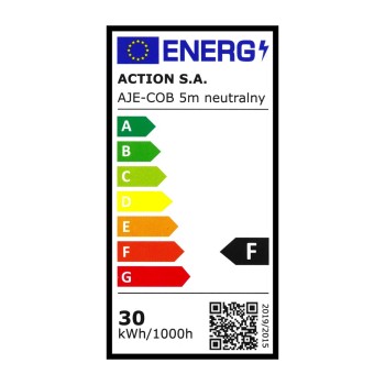 Taśma LED COB 5m barwa neutralna IP20