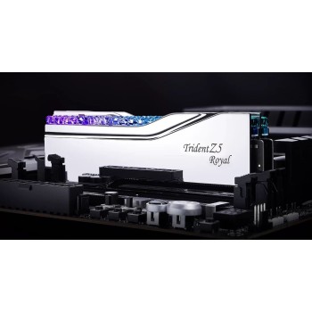 G.SKILL TRIDENT Z5 ROYAL RGB DDR5 2X16GB 7200MHZ CL34 XMP3 SILVER F5-7200J3445G16GX2-TR5S