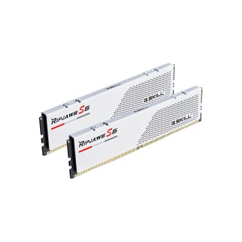 G.SKILL RIPJAWS S5 DDR5 2X32GB 6000MHZ CL30 XMP3 WHITE F5-6000J3040G32GX2-RS5W