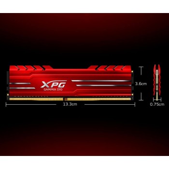 XPG GAMMIX D10 moduł pamięci 16 GB 1 x 16 GB DDR4 3600 MHz