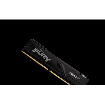 KINGSTON 16GB 2666MHz DDR4 CL16 DIMM 1Gx8 FURY Beast Black KF426C16BB1/16