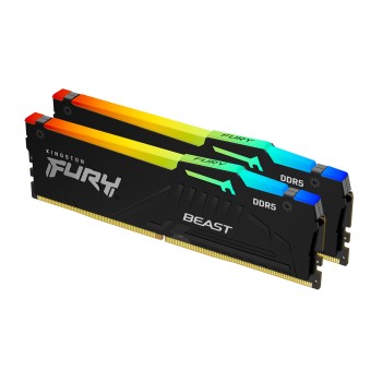 Kingston FURY DDR5 32GB (2x16GB) 5600MHz CL36 Beast Black RGB EXPO AMD