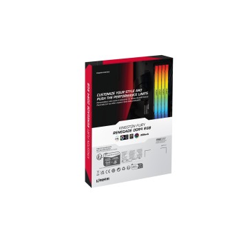 KINGSTON DDR4 16GB 3600MT/s CL16 DIMM FURY Renegade RGB