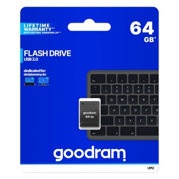 GOODRAM FLASHDRIVE PICCOLO 64GB UPI2 BLACK USB 2.0