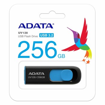 ADATA UV128 pamięć USB 256 GB USB Typu-A 3.2 Gen 1 (3.1 Gen 1) Czarny, Niebieski