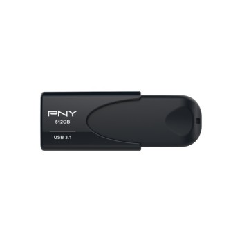 PNY Attache 4 pamięć USB 512 GB USB Typu-A 3.2 Gen 1 (3.1 Gen 1) Czarny